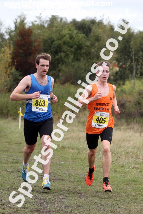 Senior mens Start Fitness North Eastern Harriers League, Wrekenton, Gateshead. Photo:  David T. Hewitson/Sports for All Pics